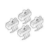 Kit attacchi barre portatutto 3008 10/16>10/20 prof.int. montaggio su tetto N21204