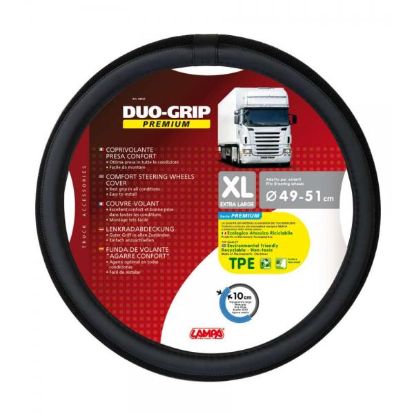 Lampa Duo-Grip, Skeentex Lenkradbezug - XL - 49/51 cm 98026