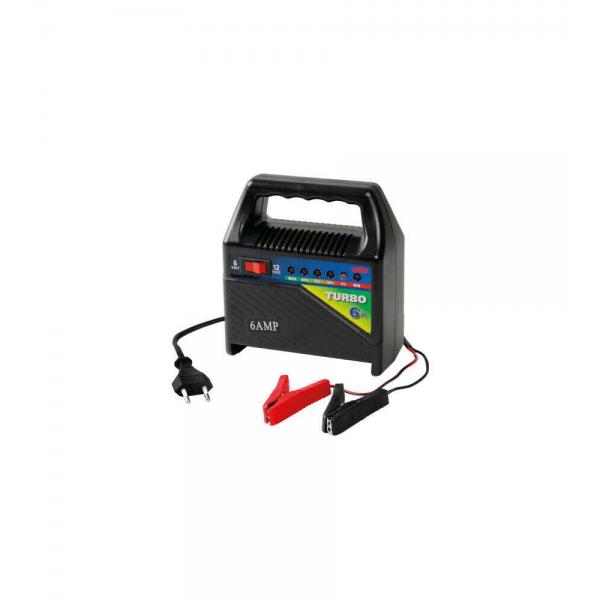 Cargador de batería Turbo Lamp 6 A, 12 V 70106