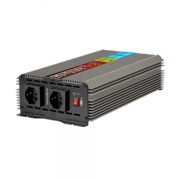 Inversor de corriente Lampa 3000, transformador 24 V > 220 V 97071
