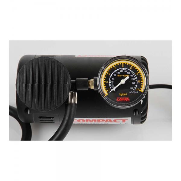 Lampa Compact, compressore 12V con manometro 72150