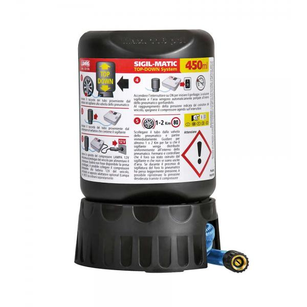 Lampa Sigil-Matic, kit liquido sigillante per pneumatici, 450 ml 72174