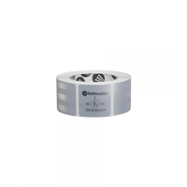 Cinta de advertencia de seguridad Value para superficies de lona 12,5 m Blanco RA7185S