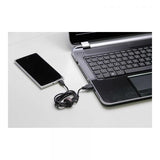 Lampen-USB-Kabel > Micro-USB - 100 cm - Schwarz 38931