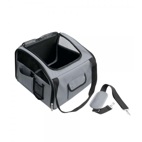 Asiento y transportín para mascotas Lampa, asiento delantero o trasero 60477