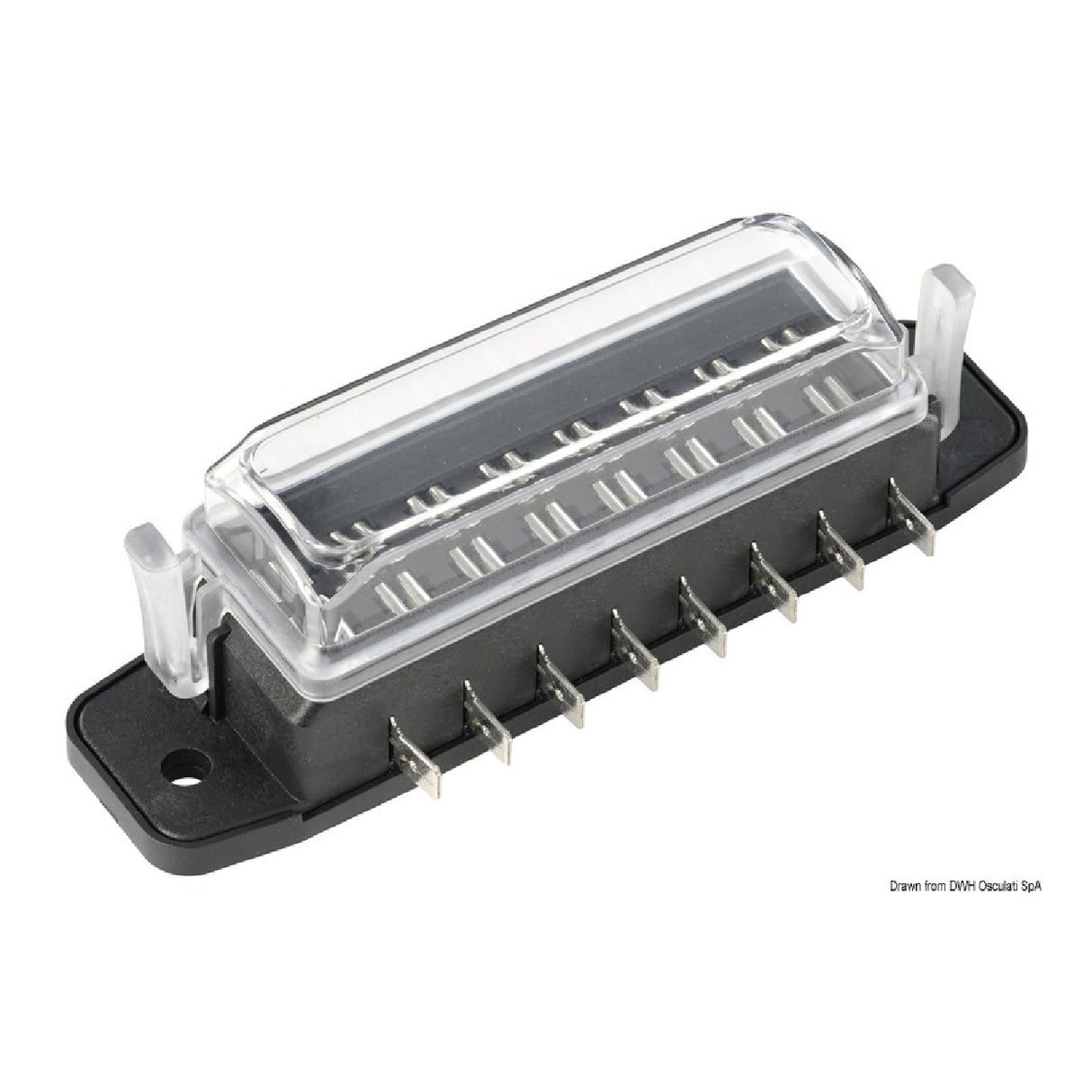Osculati Wasserdichter Flachsicherungskasten für 4 Sicherungen 14.100.31