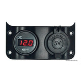 Voltímetro Osculati 3/30 V para cuadro eléctrico Wave 14.104.08