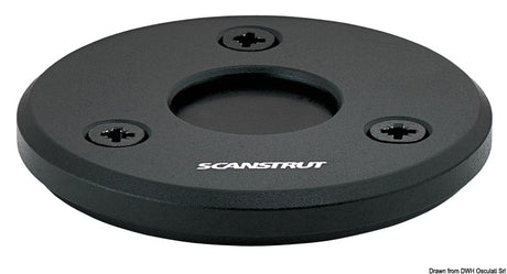 Scanstrut Premistoppa nero Low Profile diametro 9/14 mm foro 30 mm