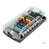 Osculati Scatola portafusibili in policarbonato con coperchio trasparente a scatto 14.183.06