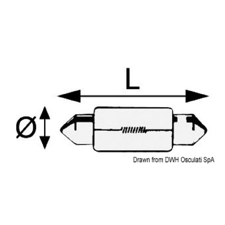 Osculati Torpedobirne 12/24 Volt 14.202.12