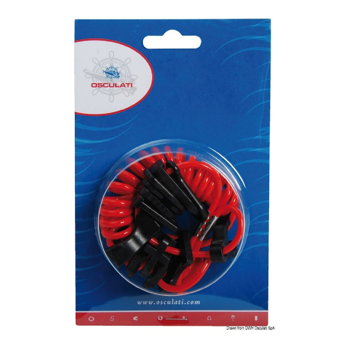 Kit de llave de seguridad Osculati para motores fueraborda 14.203.10