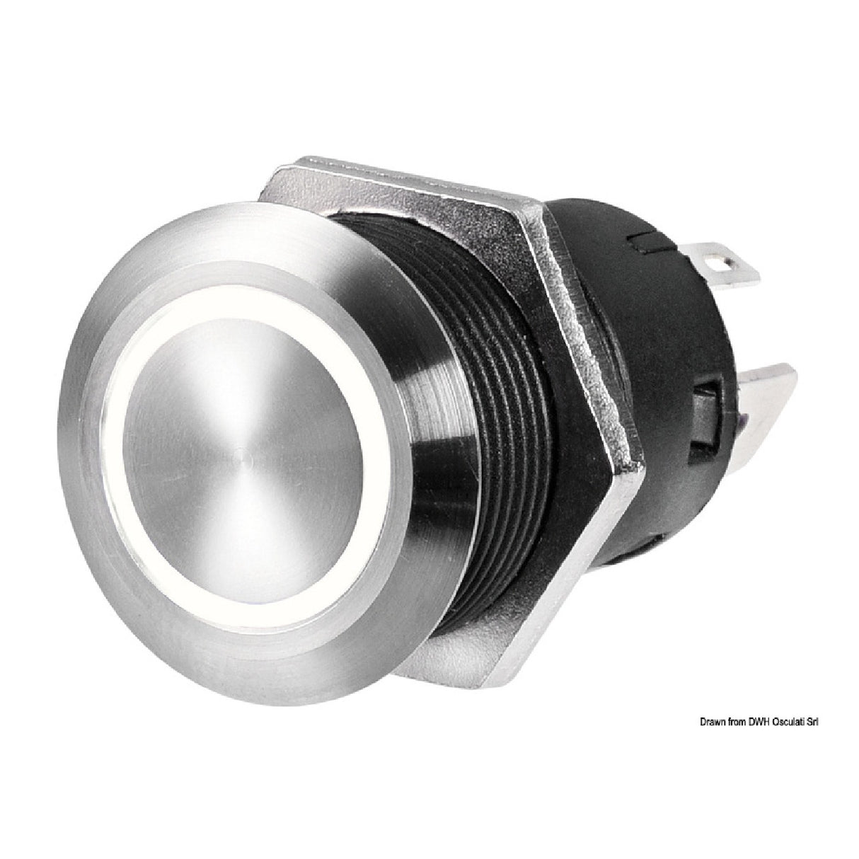 Osculati Interruttore FLAT in acciaio inox 14.215.01