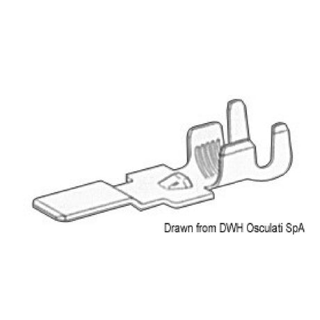 Osculati Connettori stagni Faston maschio/femmina 14.231.10