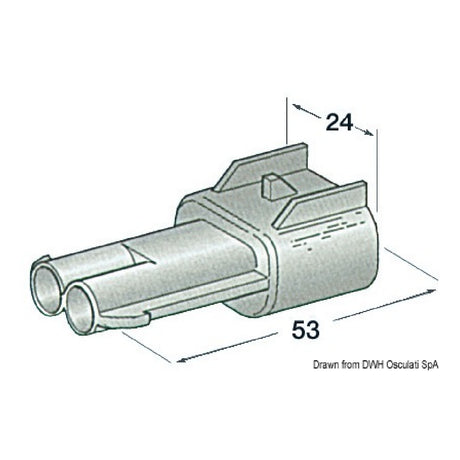 Osculati Connettori stagni in plastica 14.235.10