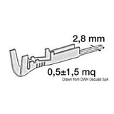 Osculati Innesto maschio in ottone 14.236.45