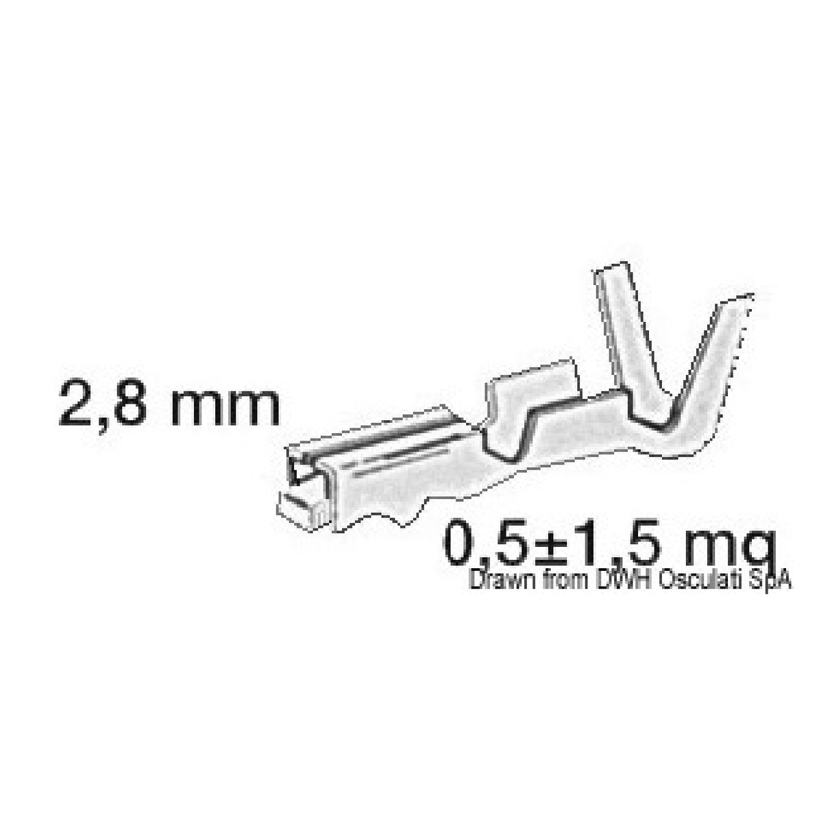 Osculati Innesto maschio in ottone 14.236.45
