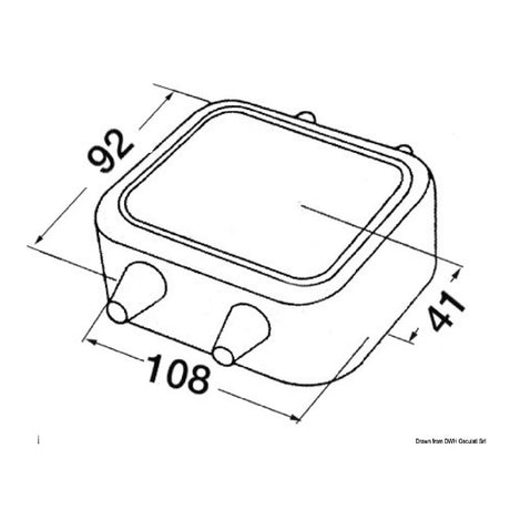 Osculati Morsettiera a 8 poli da 14 A completamente stagna 14.241.10
