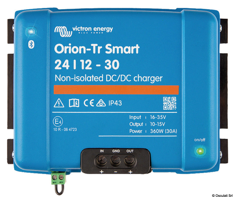 Cargador CC-CC sin aislamiento Victron Energy Orion-Tr Smart 24/24 de 17 A
