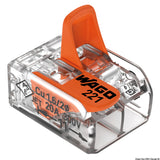 Conector de empalme WAGO de 2 conductores y 6 mm