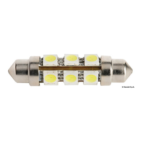 Osculati 2 x 44 mm 3000 K LED-Torpedolampen 14.301.24 - 1 Packung mit 1 Stück 14.301.24