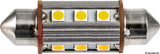 Osculati 2 Bombillas LED siluro 42 mm 3000 K 2,5W 14.301.25