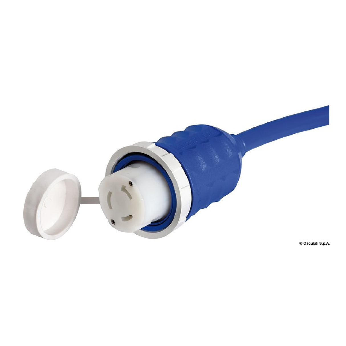 Osculati Cavo banchina e spina con LED spia integrato 10/15 mt 16-30 ah 14.334.10