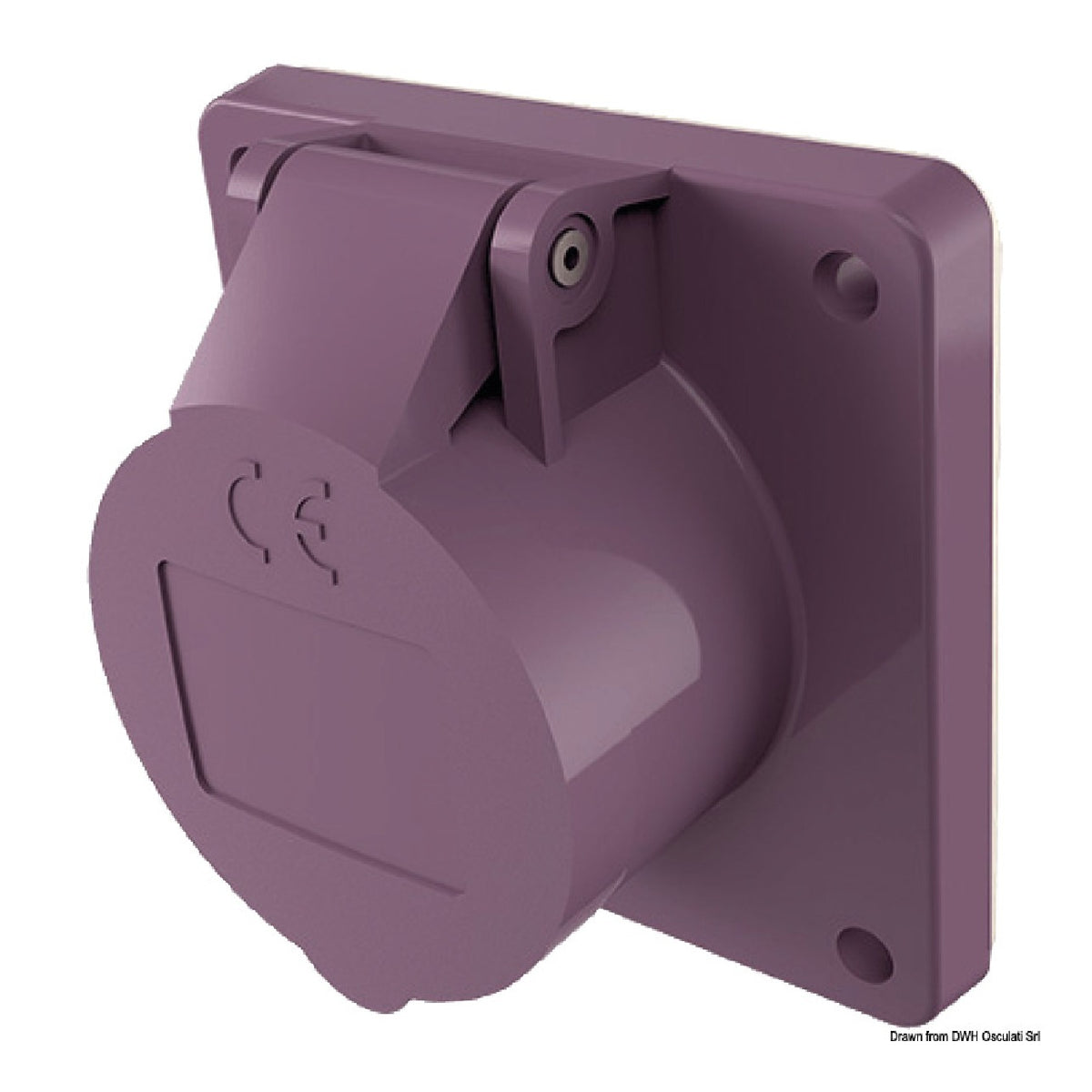 Osculati 12/24 V base/enchufe 14.337.01