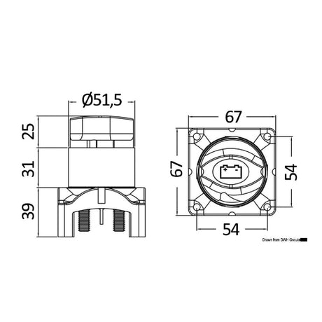 Osculati Staccabatteria con comando a distanza 275 A 14.386.08
