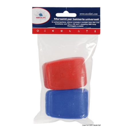 Osculati Morsetti per batteria con montaggio a scatto universali 14.388.00 - 1 Coppia 14.388.00
