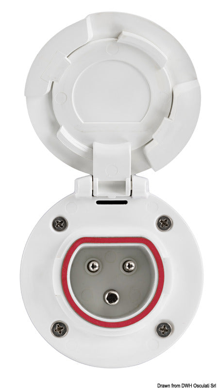 Osculati Presa elettrica 16 A 250 V 14.416.01