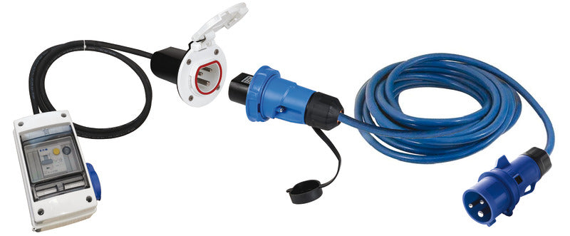 Osculati Kit quadro elet. 16A presa Cruiser bianca cavo 15m 14.416.72