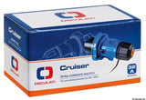 Osculati Steckdose Cruiser 32 A schwarz und Edelstahlabdeckung 14.432.21