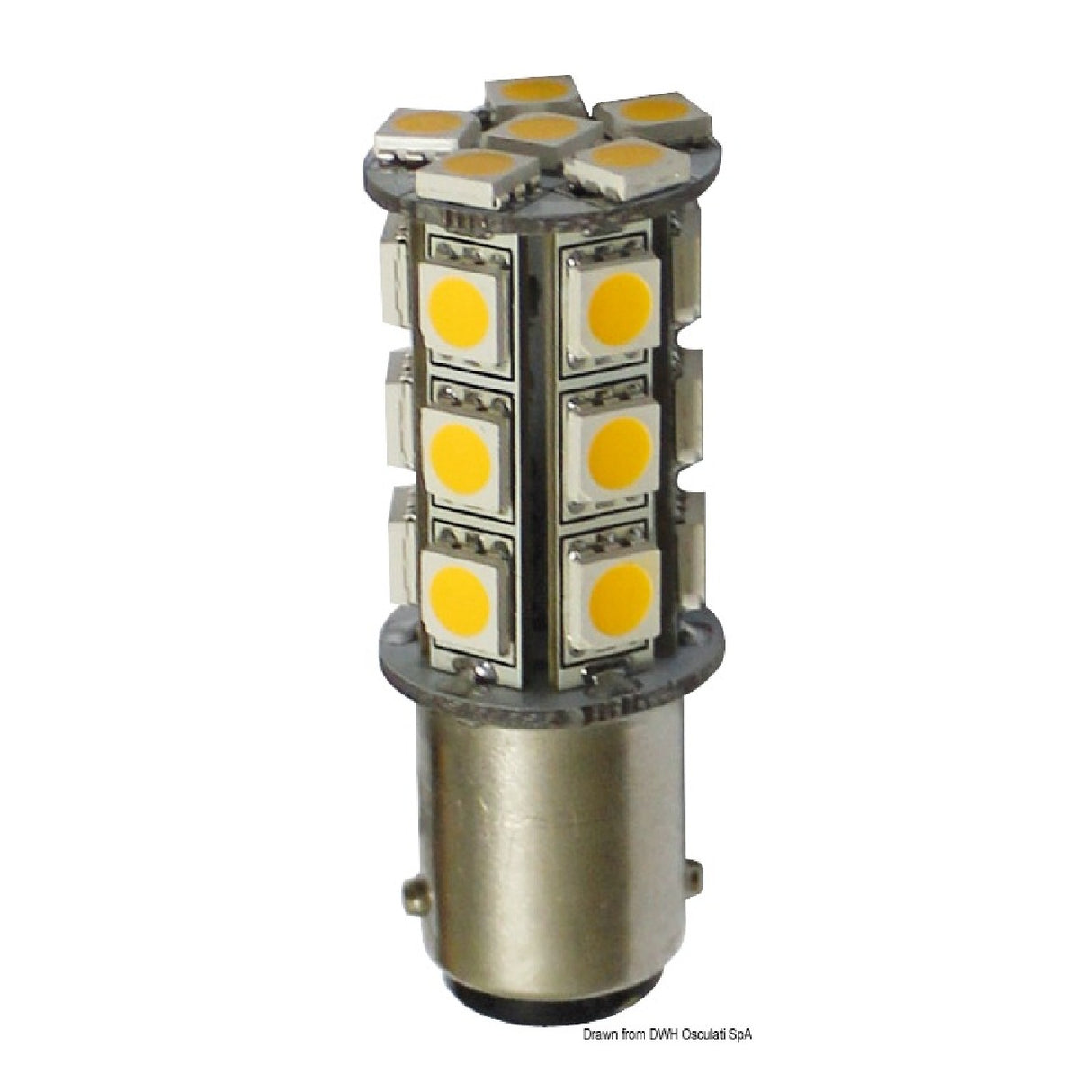 Osculati LED-Leuchtmittel 12/24 V BA15D 2-3,6-4 W 140-246-400 lm 14.443.11