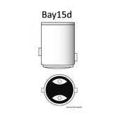 Bombilla LED Osculati BAY15D con pines desplazados para luces de navegación 14.444.01