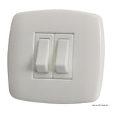 Osculati Interruttori Contemporary 1/2 pulsanti bianco 14.484.01