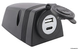 Osculati USB-A + USB-C-Buchse mit Verkleidung 14.516.13