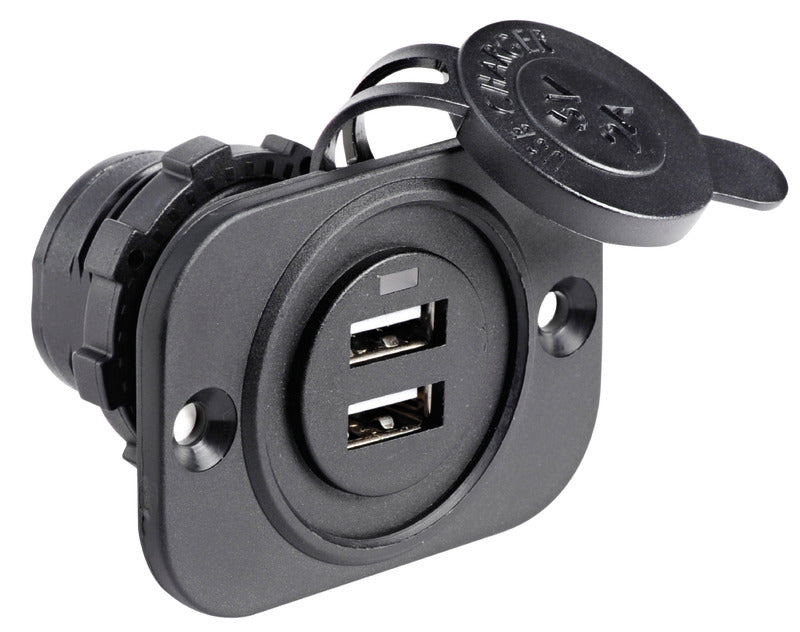 Osculati Presa accendisigari + USB-A + USB-C bianca 14.516.16