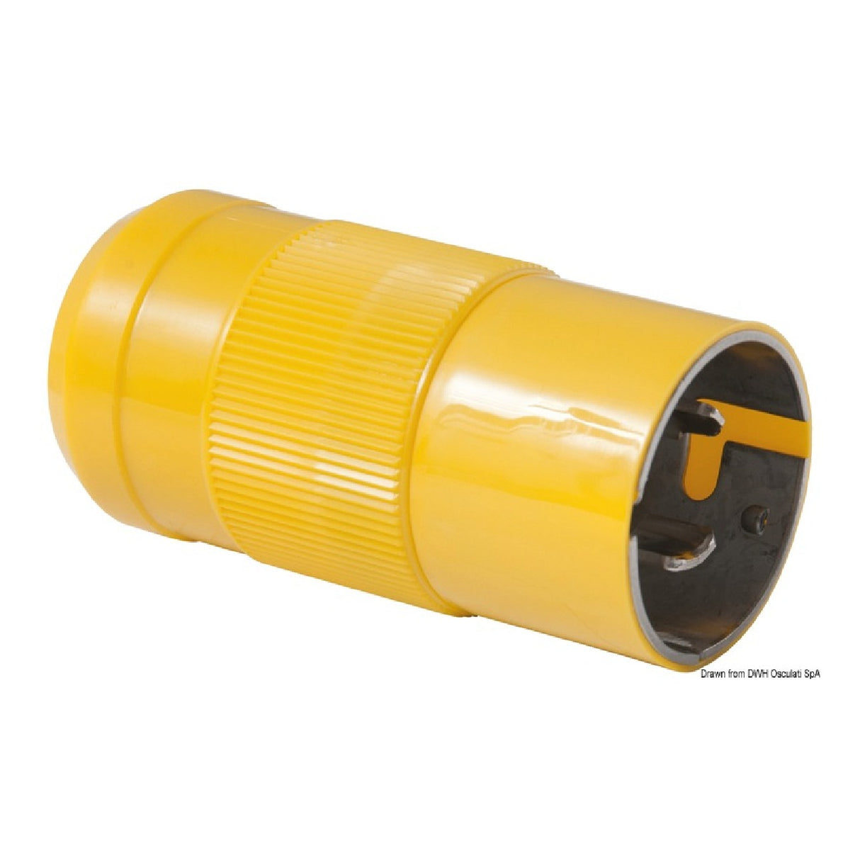 Enchufe bipolar monofásico de 3 cables Marinco