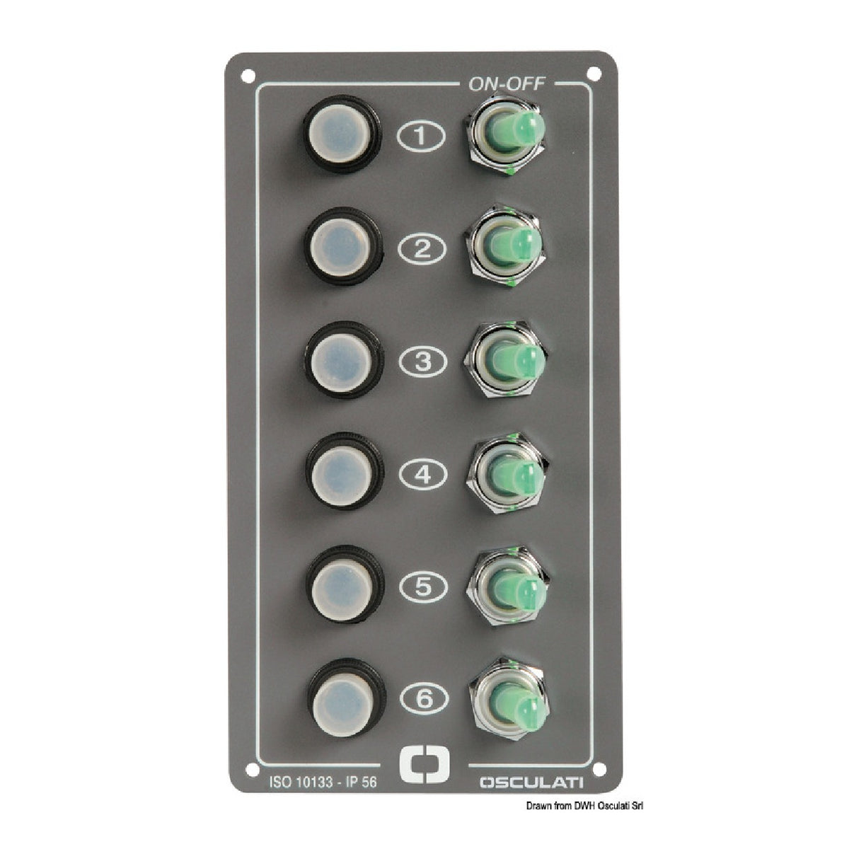 Osculati Elite Panel 6 Schalter 14.700,00