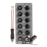 Osculati Pannello 5 interruttori + presa accendino 14.703.00