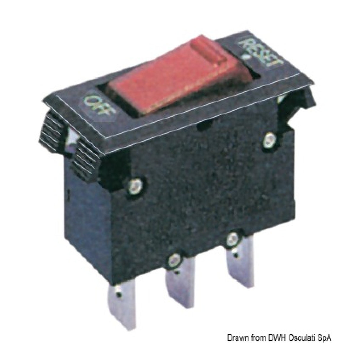 Osculati Interruttore termico resettabile a bascula 14.732.03