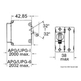 Osculati Iterruttore magnetico idraulico 30A 80V 14.734.30