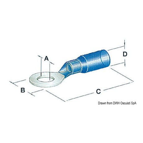 Osculati Occhioli stagni foro 4,3-5,3-6,4 mm 14.800.01