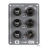 Minipanel Osculati 3 interruptores 14.801.00