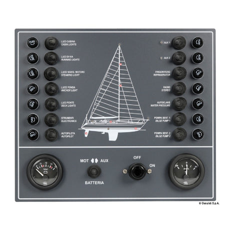 Osculati Pannello elettrico a fusibili per barca a vela 14.808.01 - AmerigoStore