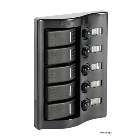 Osculati Pannello elettrico con interruttore carenato colore grafite 14.843.03