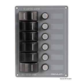 Osculati Pannello verticale 6 interruttori 14.845.06 - AmerigoStore