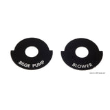 Osculati Targhetta autoadesiva per interruttori 14.916.01