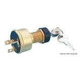 Osculati 3-contact watertight ignition key 14.918.31