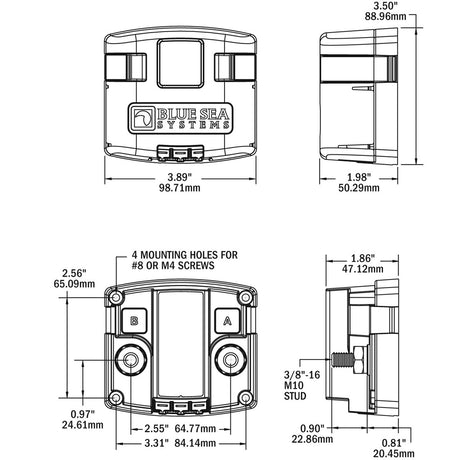 Automatisches Relais-Ladegerät Blue Sea Modell 7610B